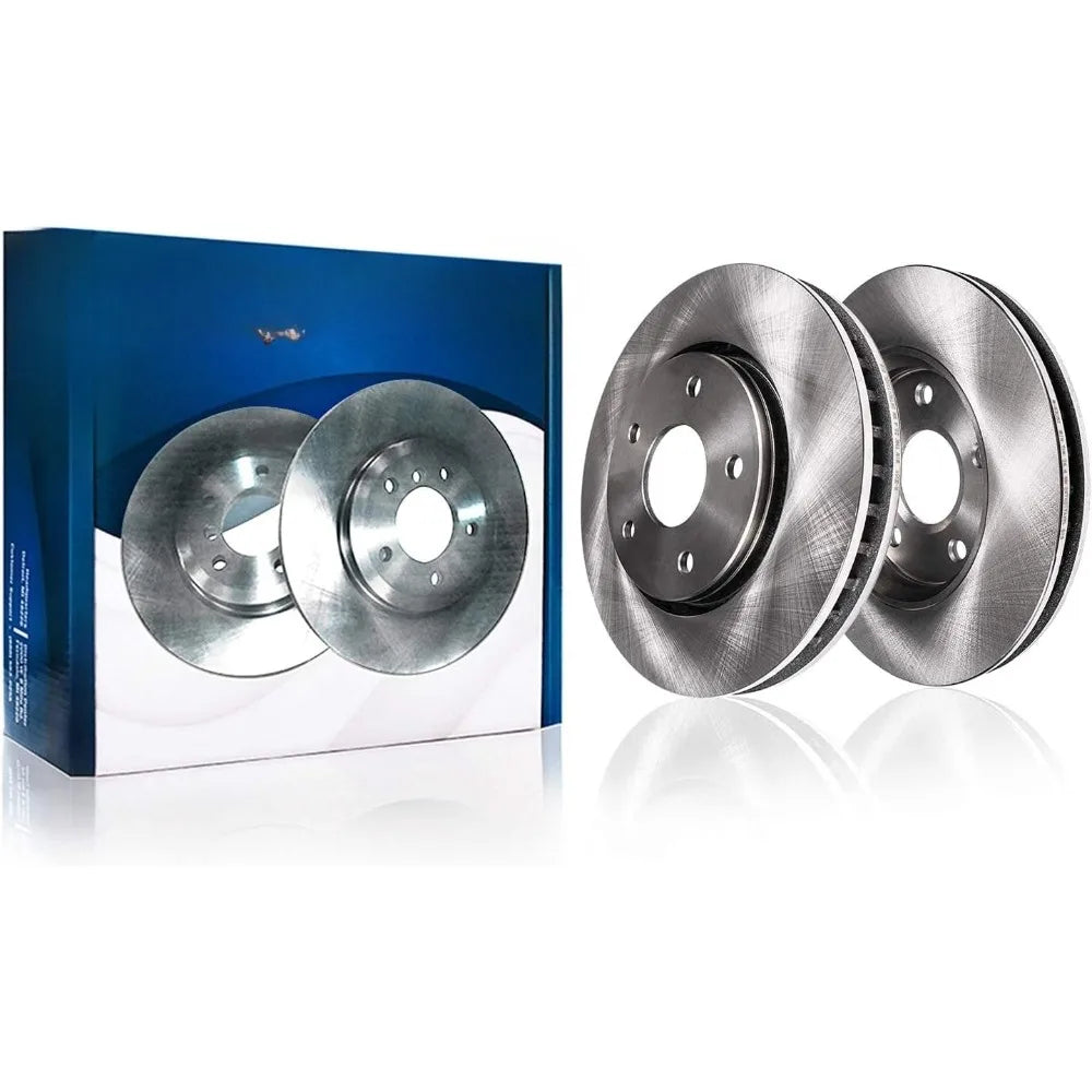 Detroit Axle - Brake Kit for 2005-2010 Scion tC Front & Rear Disc Brake Rotors Ceramic Brakes Pads w/Hardware