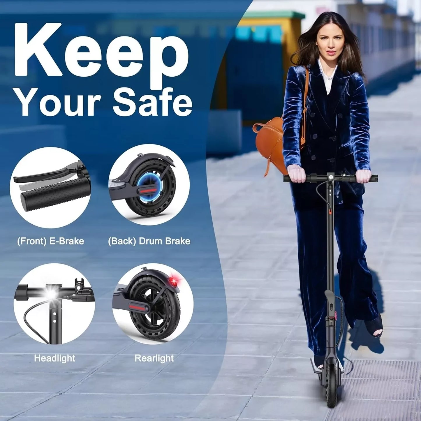 Ladped LP60 Electric Scooter 350W 25km/h Smart Control Folding Adult Scooter