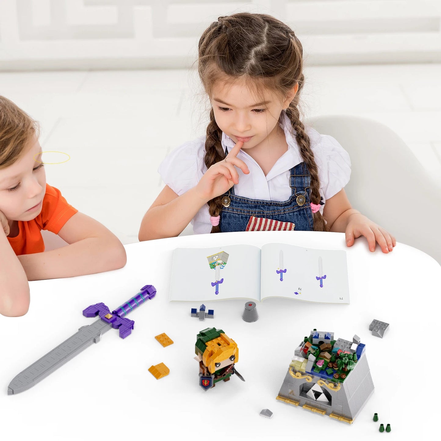 The Master Sword Building Block Set Includes a Figure and a Sword Cartoon Action Figure Brick Model Toy Game Themes Gifts