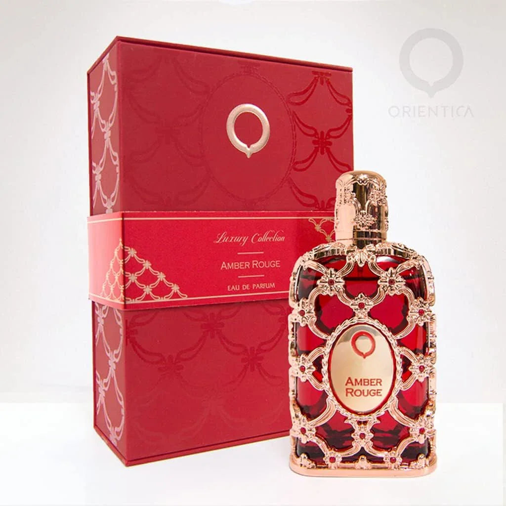Orientica Amber Rouge 80ml Eau de Parfum Spray | Luxurious Unisex Fragrance with Amber and Seaweed