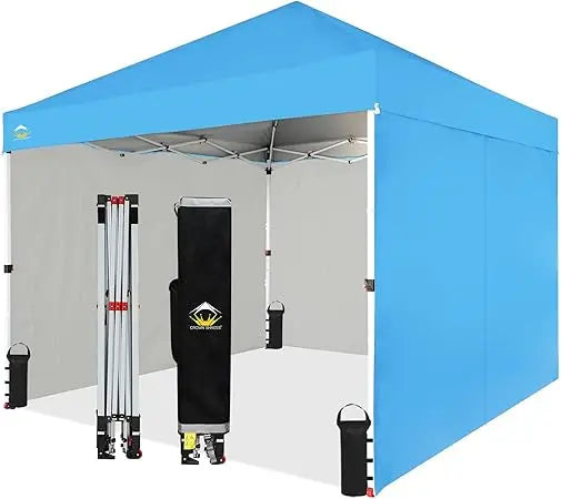 10x10 Pop Up Canopy Tent with Sidewalls Instant Setup for Outdoor Events