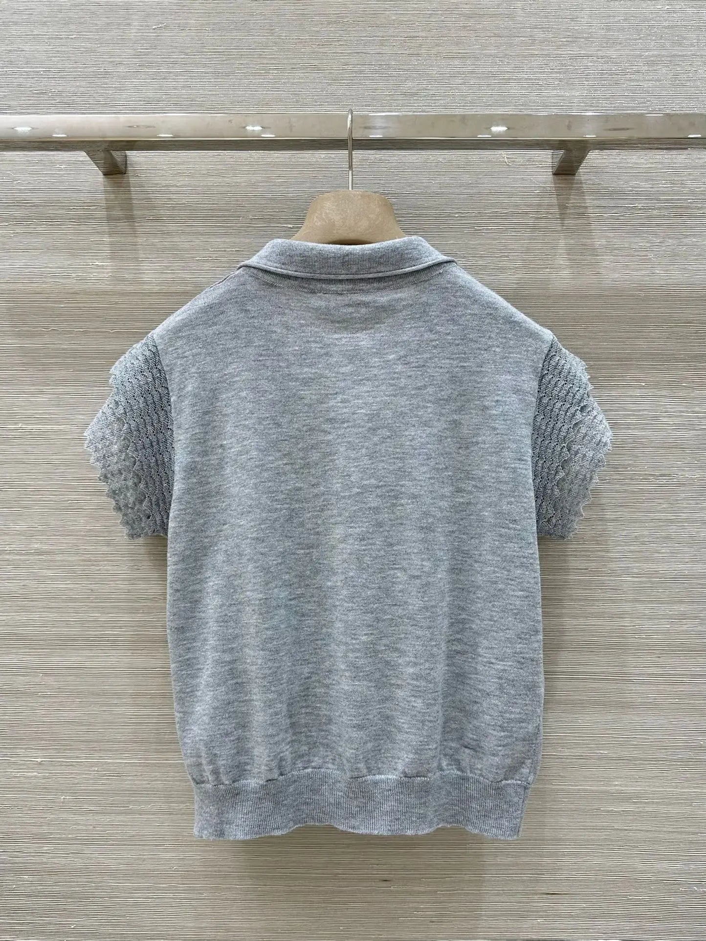 25 Newstyle women's woolen sweater grey high-elasticity skin-friendly loose large-sized embroidered breathable women's pullovers