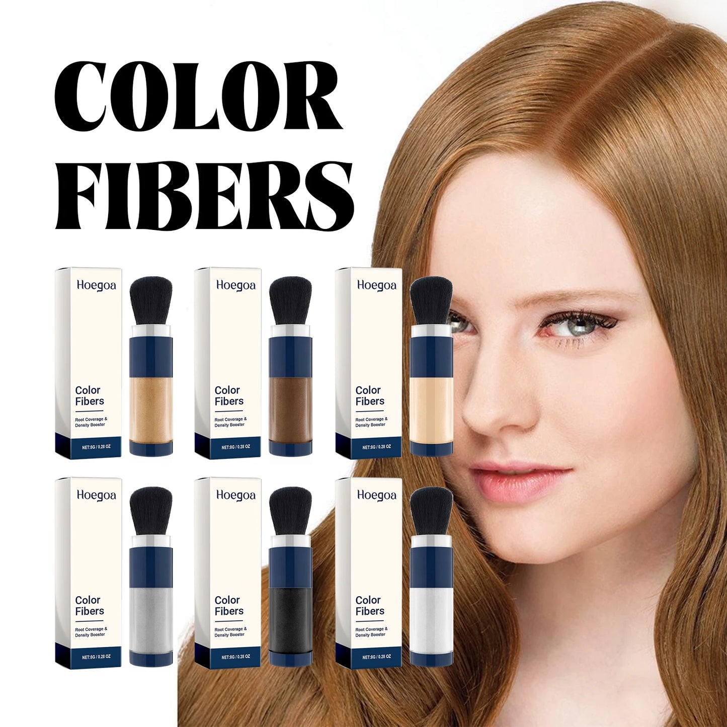 Waterproof Hair Fiber Powder Applicator Micro Hair Building Suppliers Thicken Hair Color Fibers Root Coverage & Density Booster