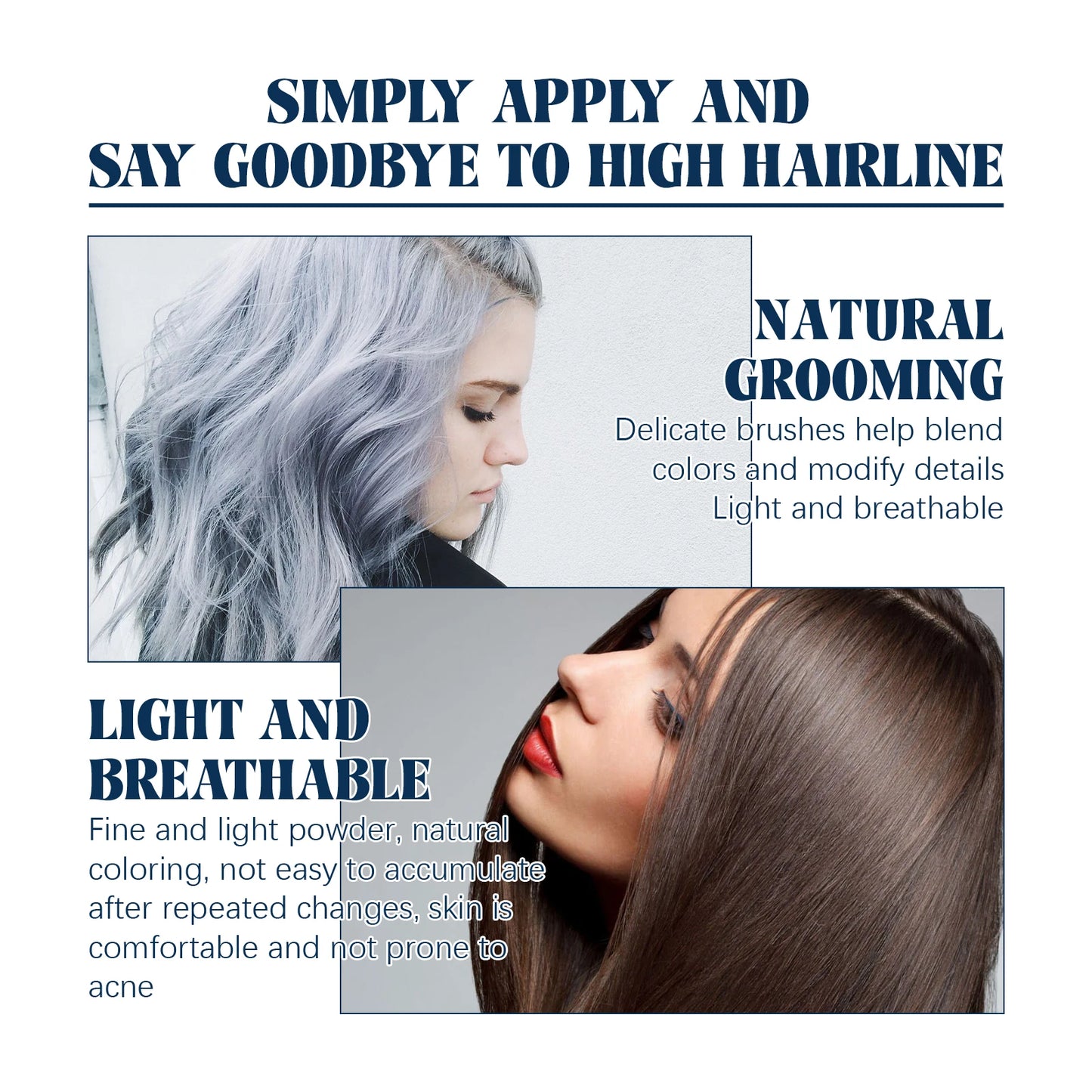 Waterproof Hair Fiber Powder Applicator Micro Hair Building Suppliers Thicken Hair Color Fibers Root Coverage & Density Booster