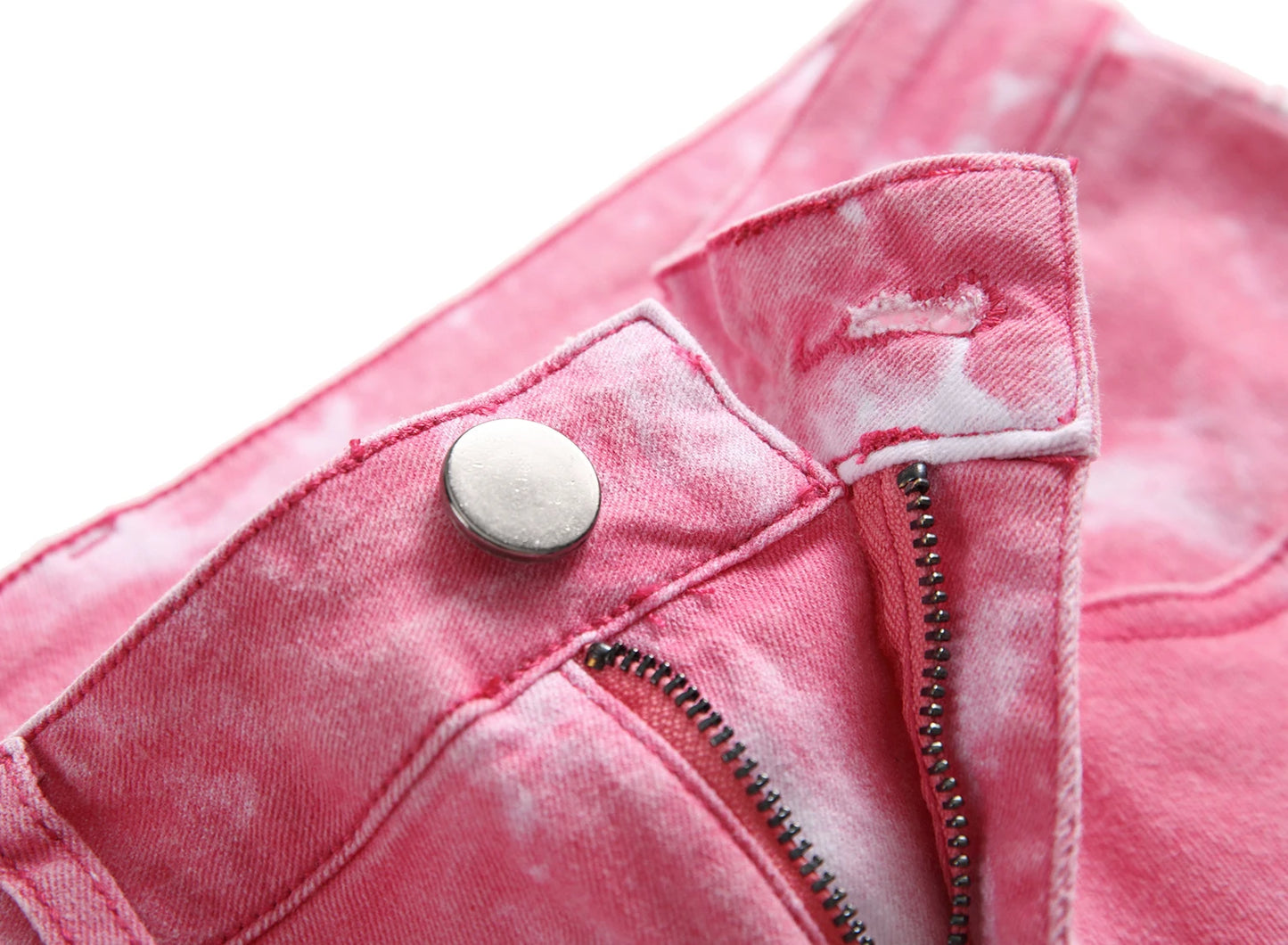 Peony Color Print Men's Stretch Skinny Jeans Premium Slim Fit Fashion Design Jeans 813-5