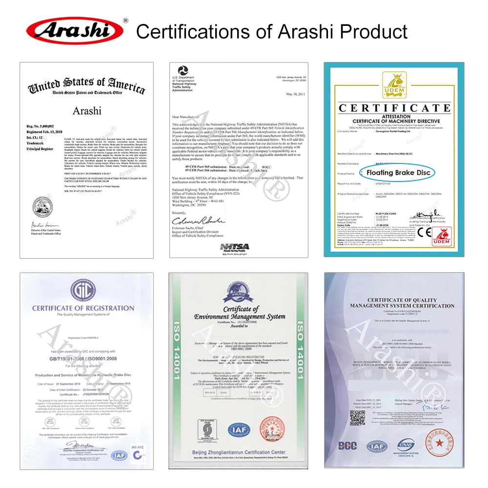 Arashi CNC Front Rear Brake Disc Rotors for Suzuki Hayabusa GSXR 1300 1999 2019