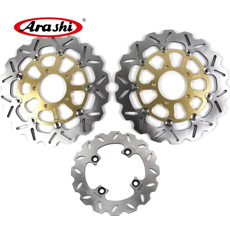 Arashi 310mm 220mm CNC Full Floating Brake Disc Rotors for Kawasaki Ninja ZX10R