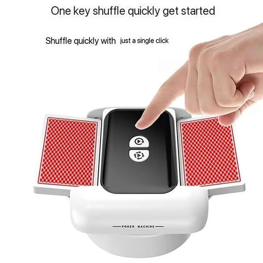 Rechargeable Automatic Card Shuffling Machine Electric Poker Card Shuffler tool device for Card Games Home Party