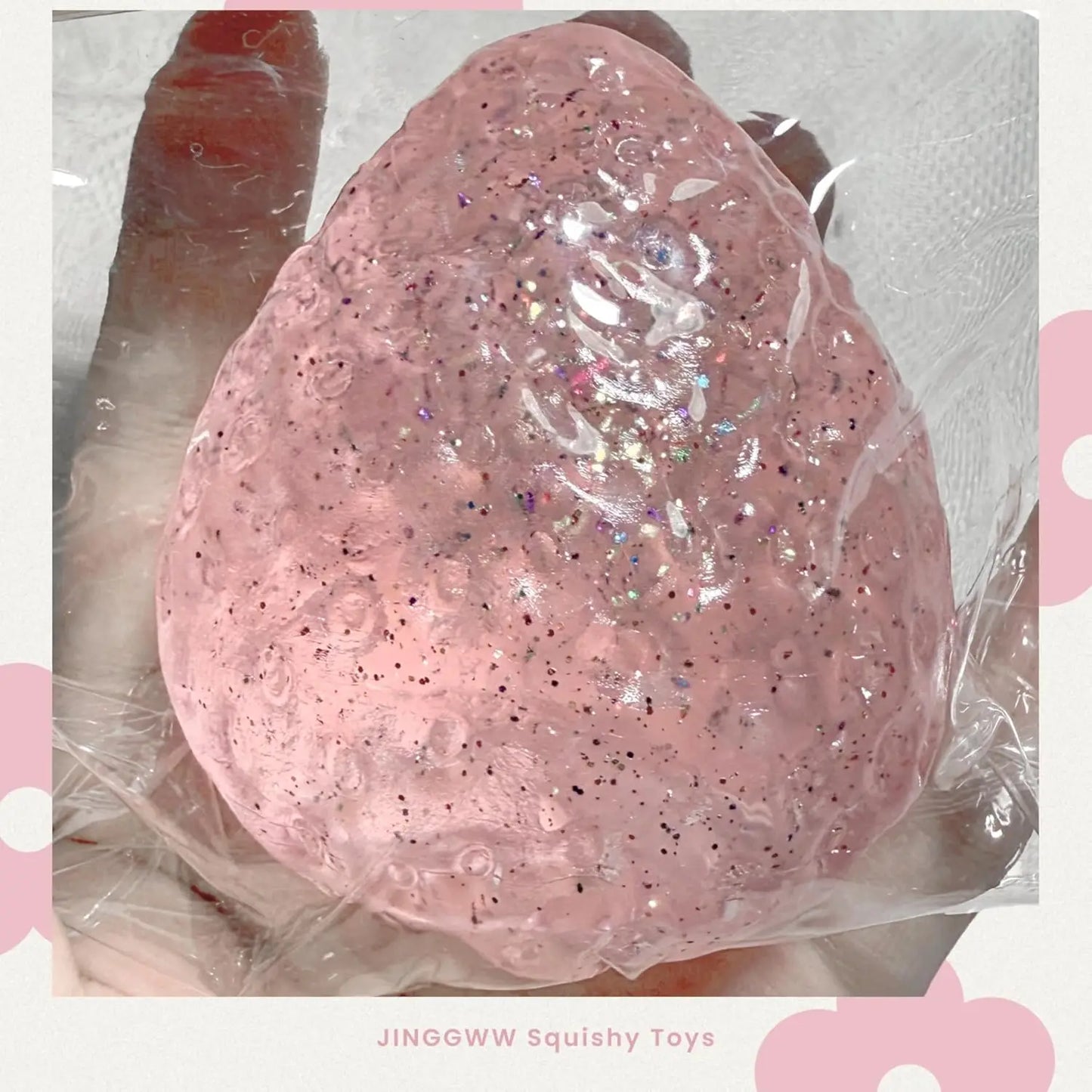 Handmade Strawberry Taba Squishy Toys, Cute Strawberry Squeeze Toys, Kawaii Strawberry Squishies Fidget Toys