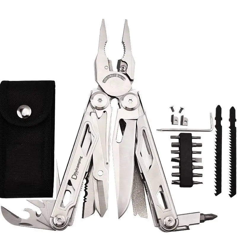 Daicamping DL30 Multitool Folding Knife and Scissors EDC Survival Gear