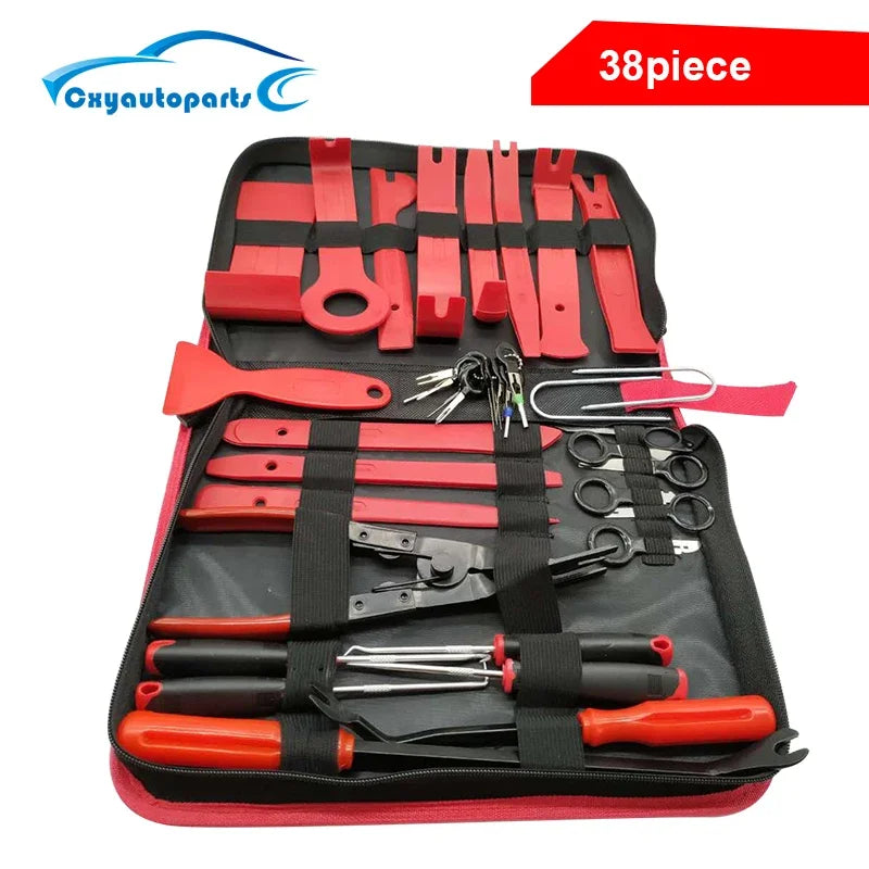 38PCS Car Interior Disassembly Tool Kit for Trim Removal and Panel Repair