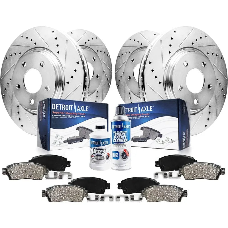 Detroit Axle Brake Kit for 2010 to 2017 Chevrolet Equinox and GMC Terrain