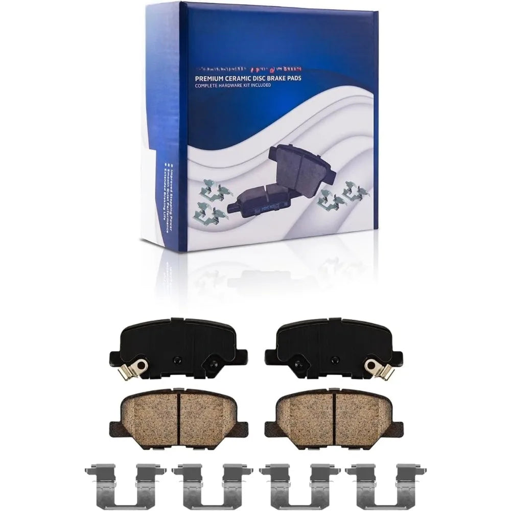 Brake Kit for 2014 2015 Mazda 6 with Disc Rotors and Ceramic Brake Pads