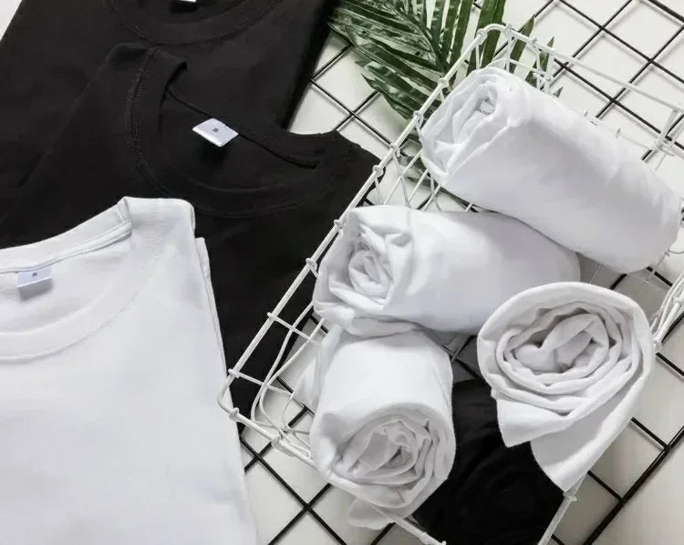 New High-end Brand Logo Print Summer Stylish Cotton Loose T-shirt Tops Crew Neck Oversize Men's Clothing Tees EU Size