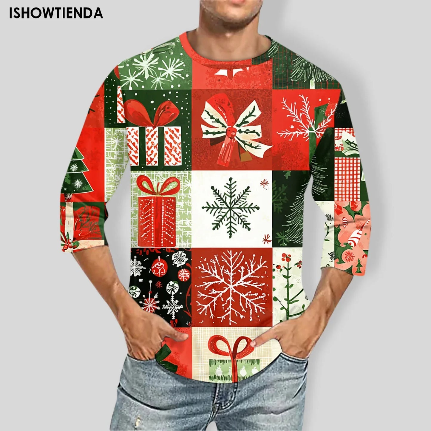 New Fashion Christmas T-shirts Men And Women Short-sleeved T-shirts Casual Santa Claus 3d Printed T-shirts Cartoon Men Clothing