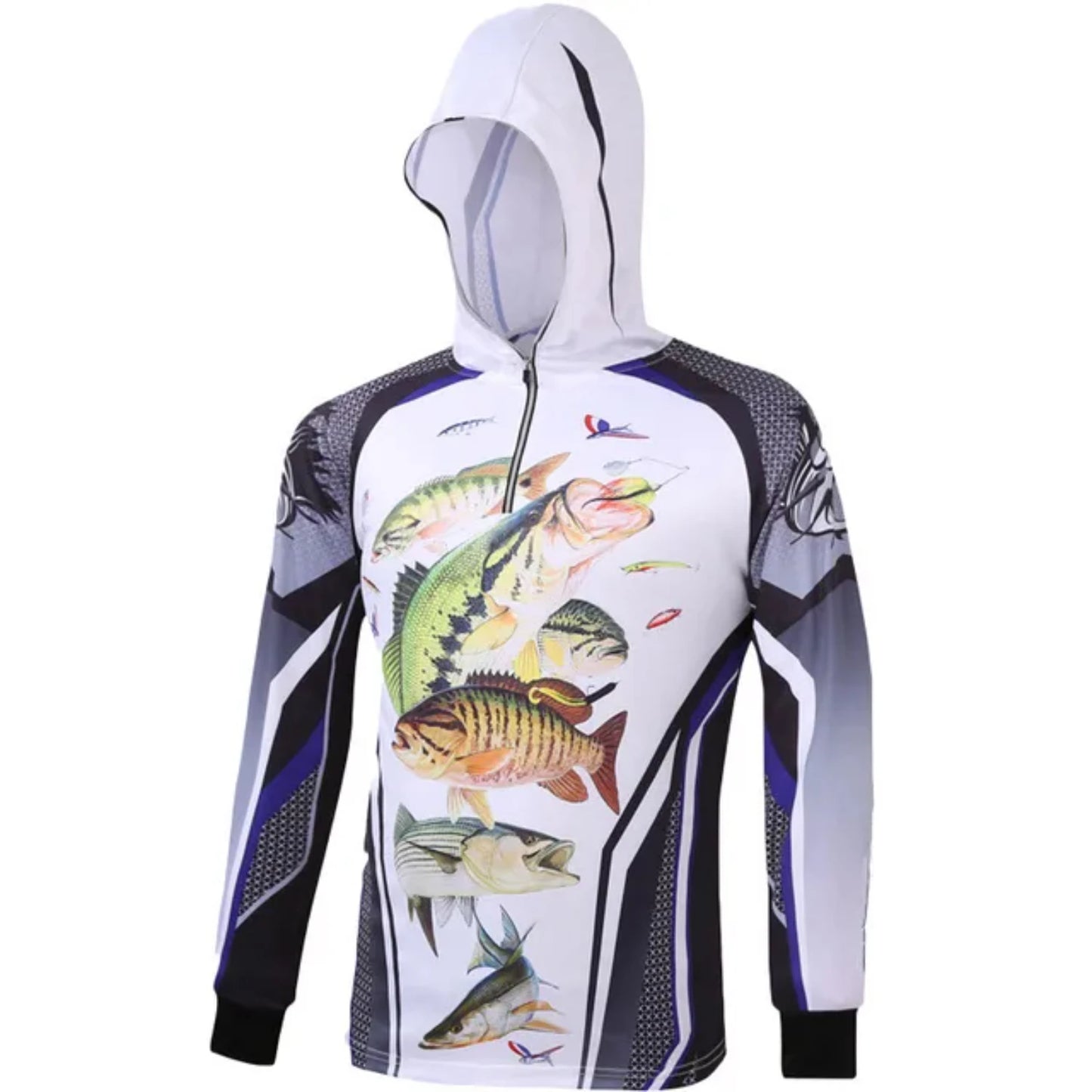2023 Men's Quick Dry Long Sleeve Fishing Shirt with UV Protection and Breathability