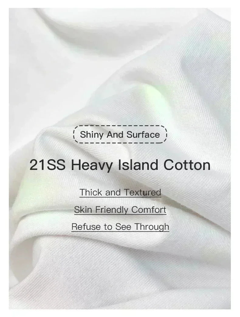 New High-end Brand Logo Print Summer Stylish Cotton Loose T-shirt Tops Crew Neck Oversize Men's Clothing Tees EU Size