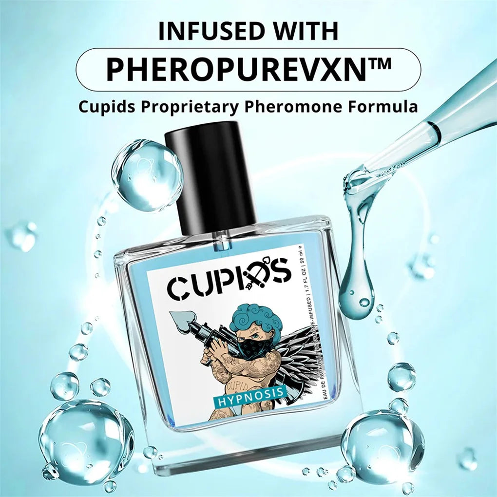 50ML Original Cupid Men's Pheromone Cologne Lasting Mature Hypnotic Rich Fragrance High Quality Perfume Body Spray Fast Delivery