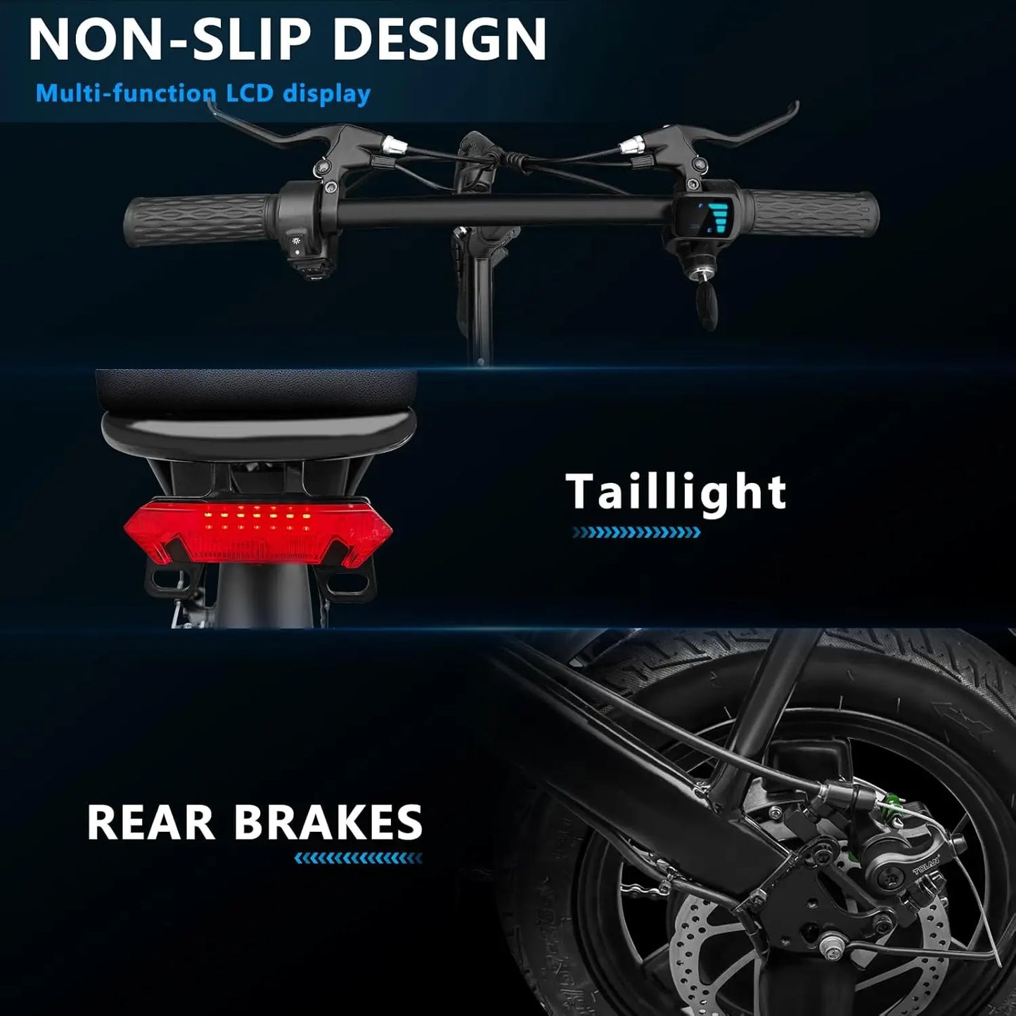 Electric Bike for Adults,Folding Ebike,Electric Bicycle with Removable Battery, 20MPH Commuting Electric Bike