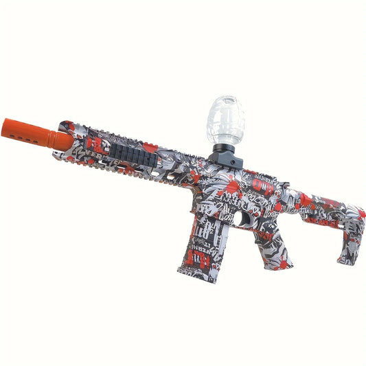 Electric M4 Toy Gel Blater, New Edition, High Speed, Rechargeable Battery And Protective Eyewear, Automatic Outdoor Toys