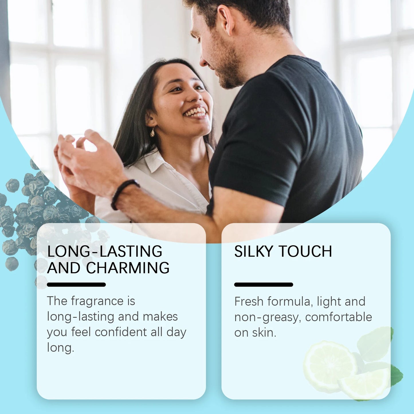 Roxelis 50ml Cupid Cologne Charming Perfume Series Lasting Pheromone Fragrance Light Scent Flirting Refreshing Air Aroma Spray