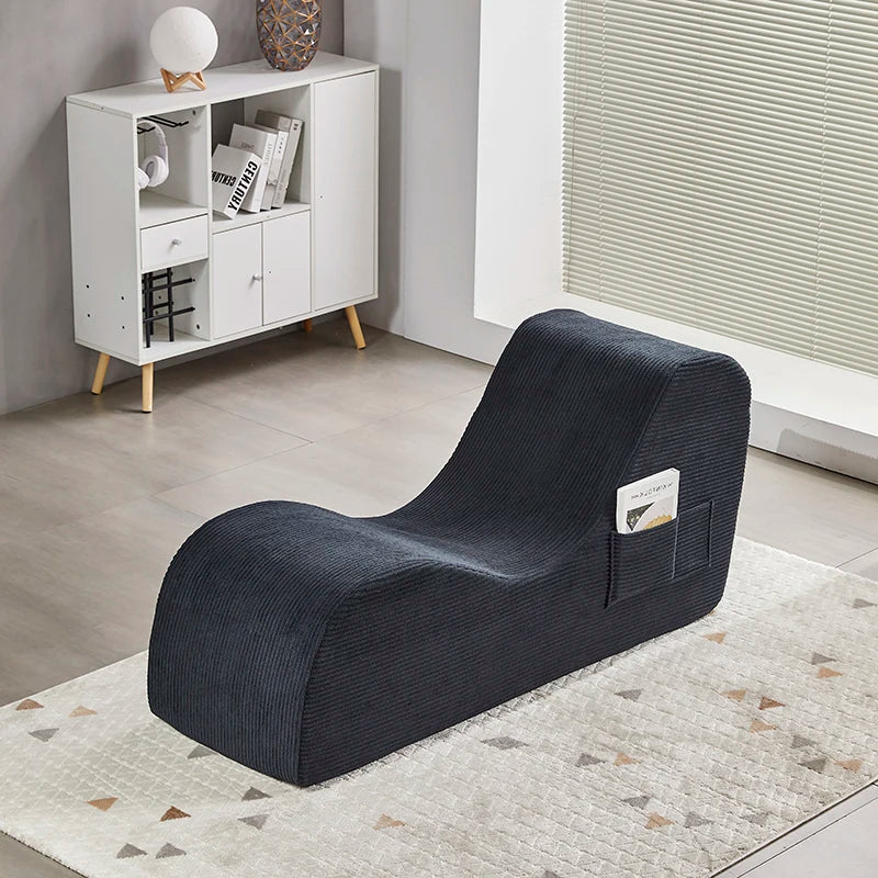Cloud Furniture Corduroy Fabric Designer Modernity Elegant Lounge Couch Yoga Sofa Relaxing Yoga Chair for Living Room Bedroom