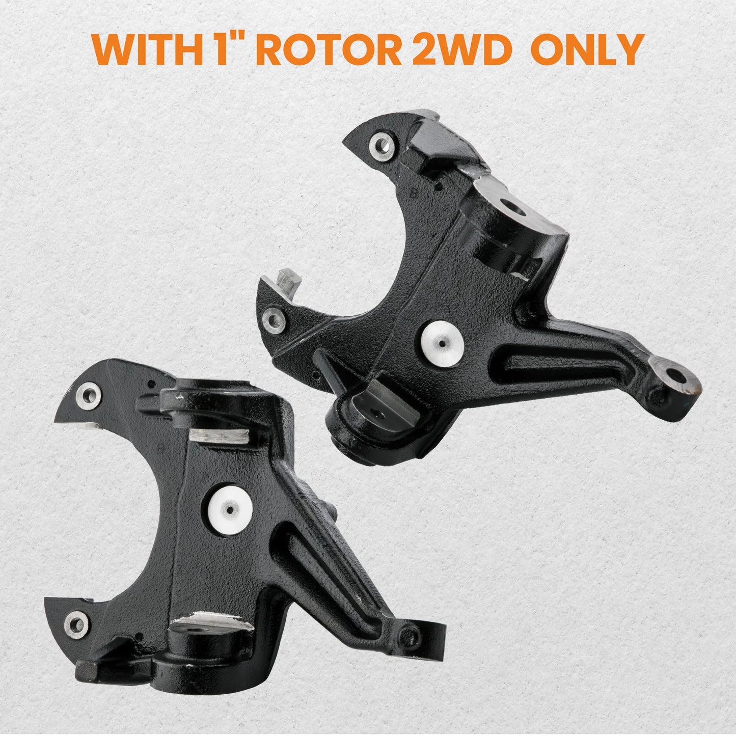 3 Inch Drop Spindles Lowering Kit with 1 Inch Rotor for Chevy C10 GMC C15