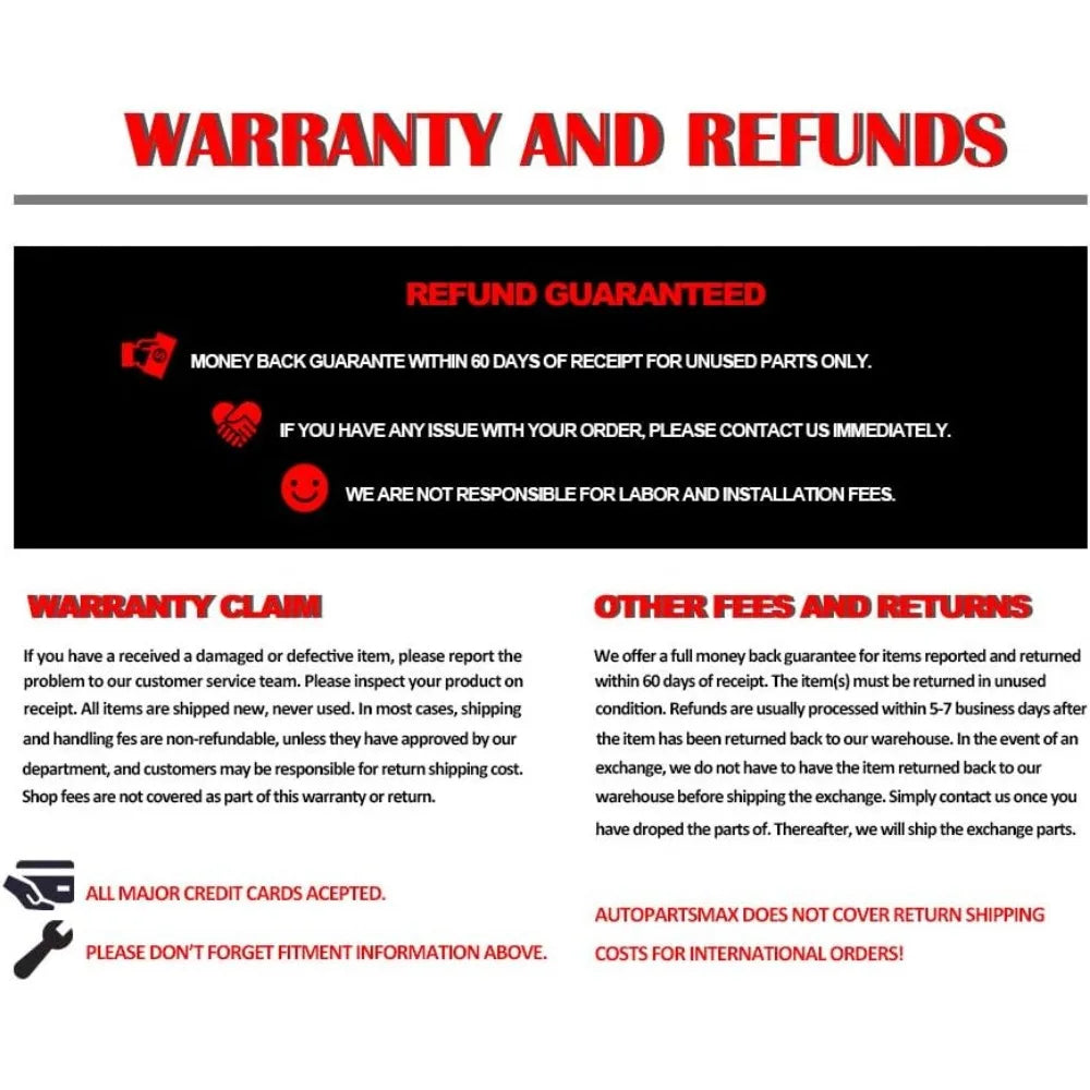 Front and Rear Brake Rotors with Ceramic Brake Pads for Dodge Ram 1500