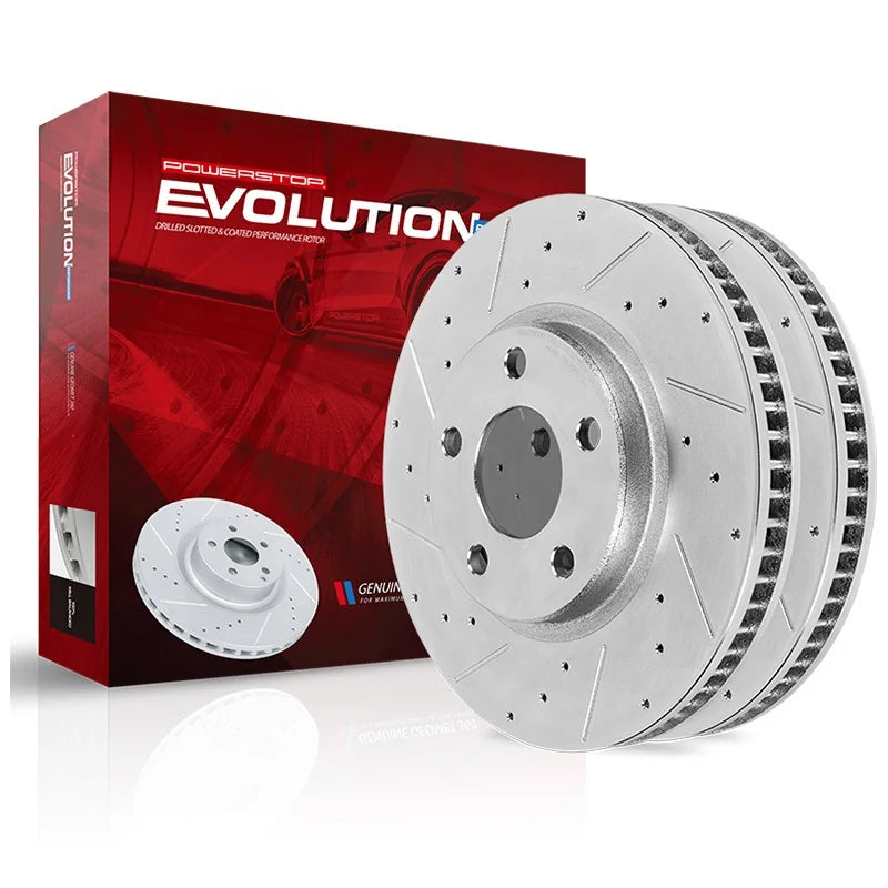 Pajero Brake Caliper Kit Front Drilled and Slotted Disc Rotor Brake Kit Coated Caliper Hardware Kits for HONDA
