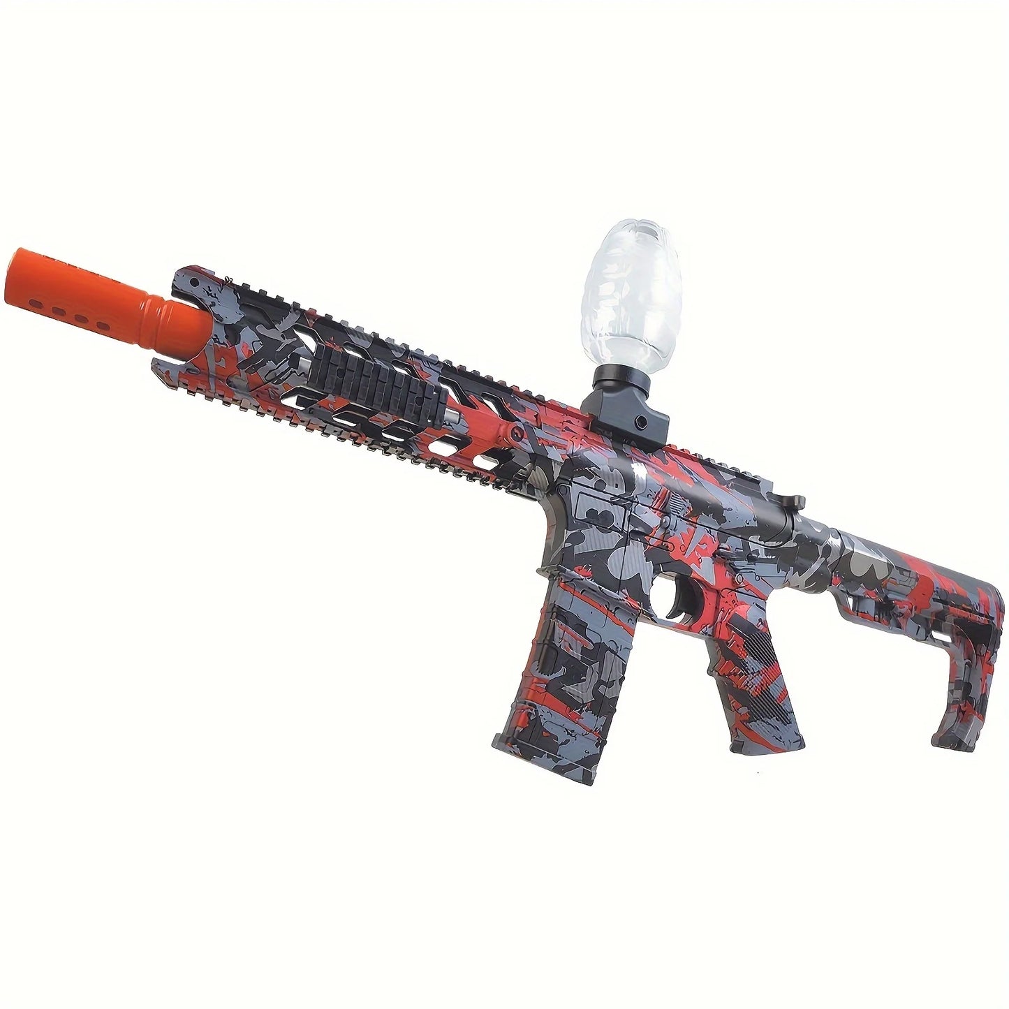 Electric M4 Toy Gel Blater, New Edition, High Speed, Rechargeable Battery And Protective Eyewear, Automatic Outdoor Toys