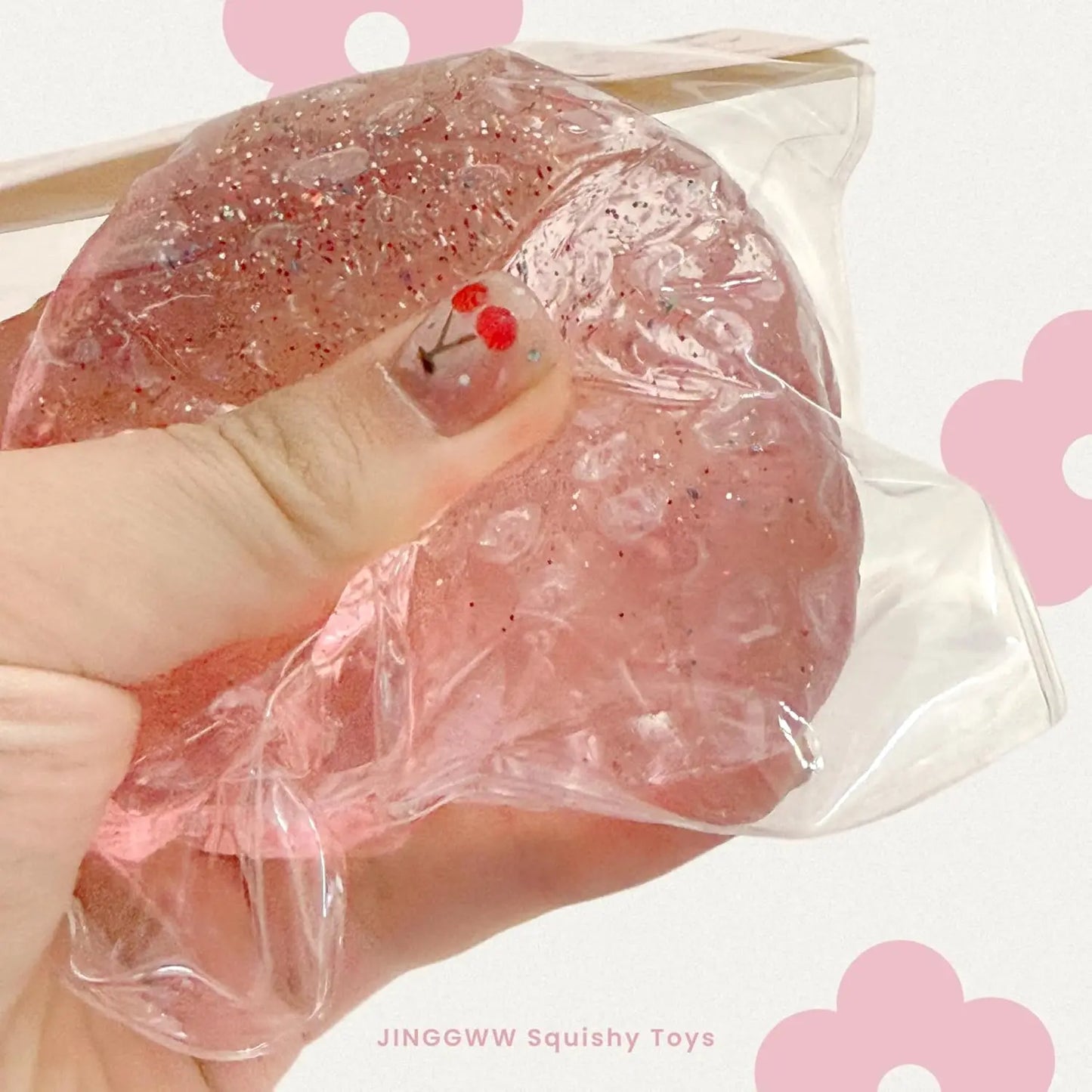 Handmade Strawberry Taba Squishy Toys, Cute Strawberry Squeeze Toys, Kawaii Strawberry Squishies Fidget Toys