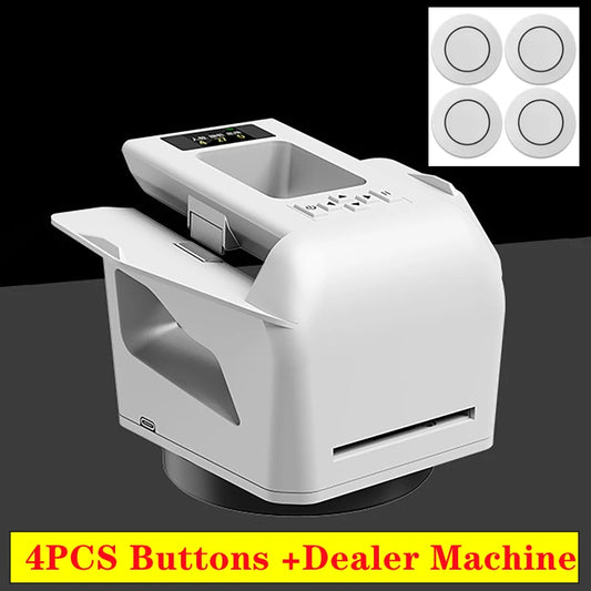 Automatic Card Dealer 2 in1 Shuffle & Deal Touch-Sensitive Dealer 2 Decks 4000mAh for Camping Birthday Parties 8 People Players