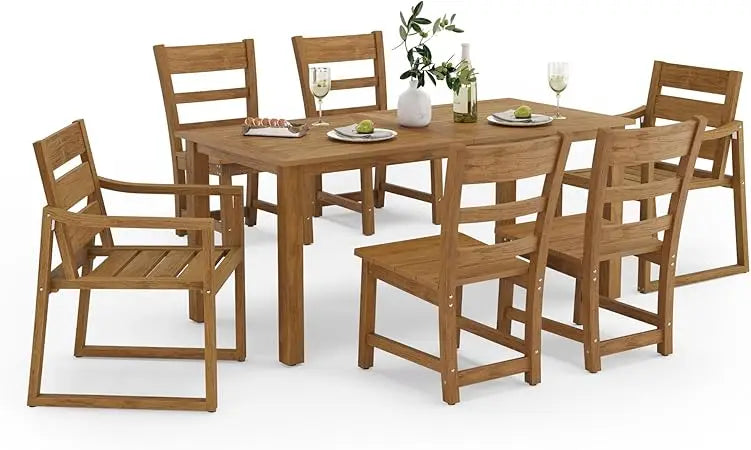 Patio Table and Chairs Set, HDPS 5-Piece Outdoor Dining Set, Patio Furniture for Deck, Poolside, and Backyard, Black