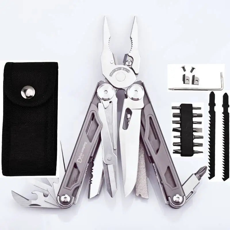 Daicamping DL30 Multifunctional Multitool EDC Survival Gear with Pliers and Scissors