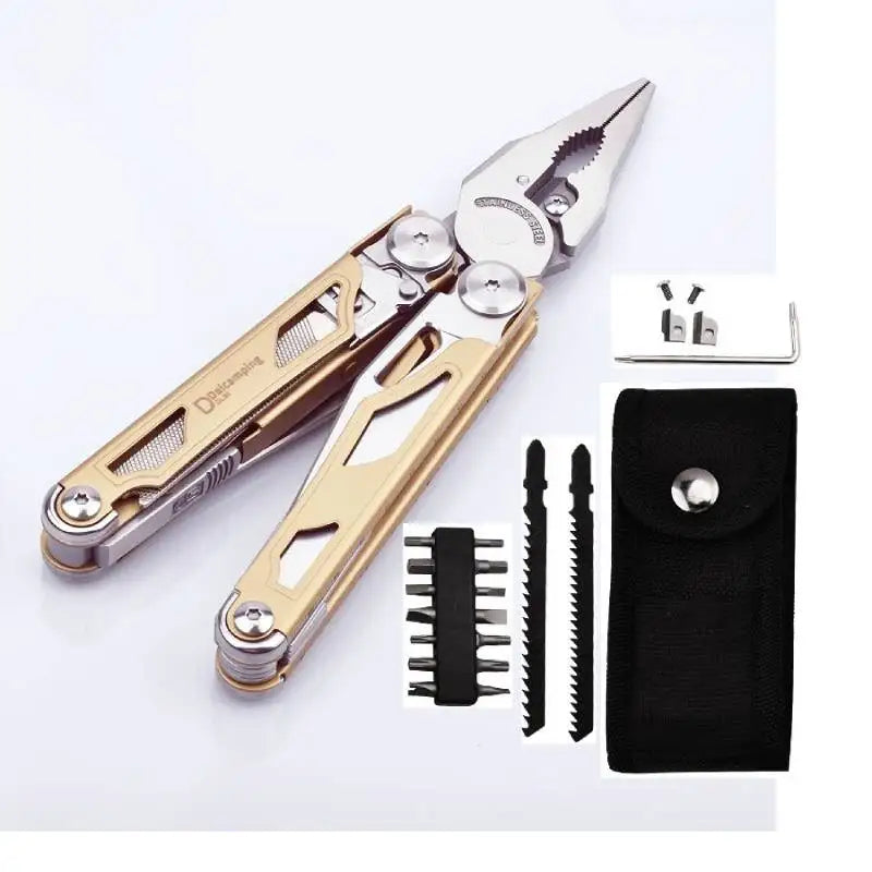 Daicamping DL30 Multitool Folding Knife Scissors EDC Survival Gear