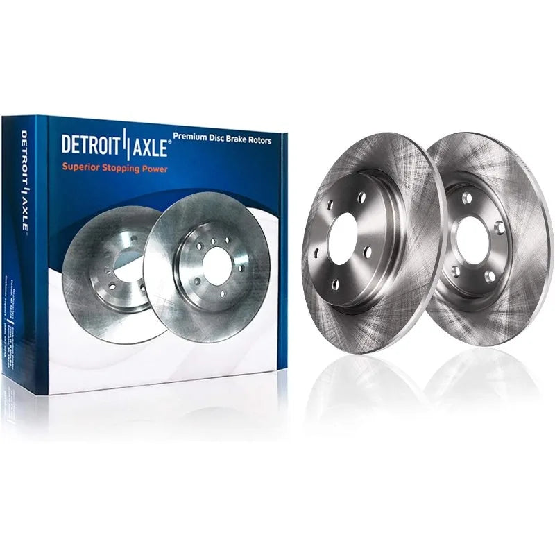 Detroit Axle Brake Kit with Ceramic Pads and Disc Rotors for Honda Odyssey