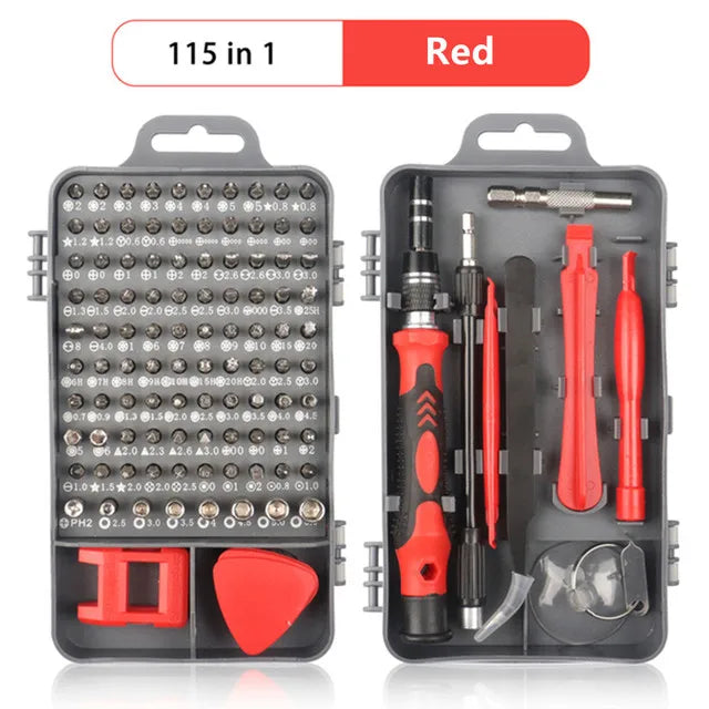 Magnetic Screwdriver Set with Torx and Phillips Bits for Phone and PC Repair