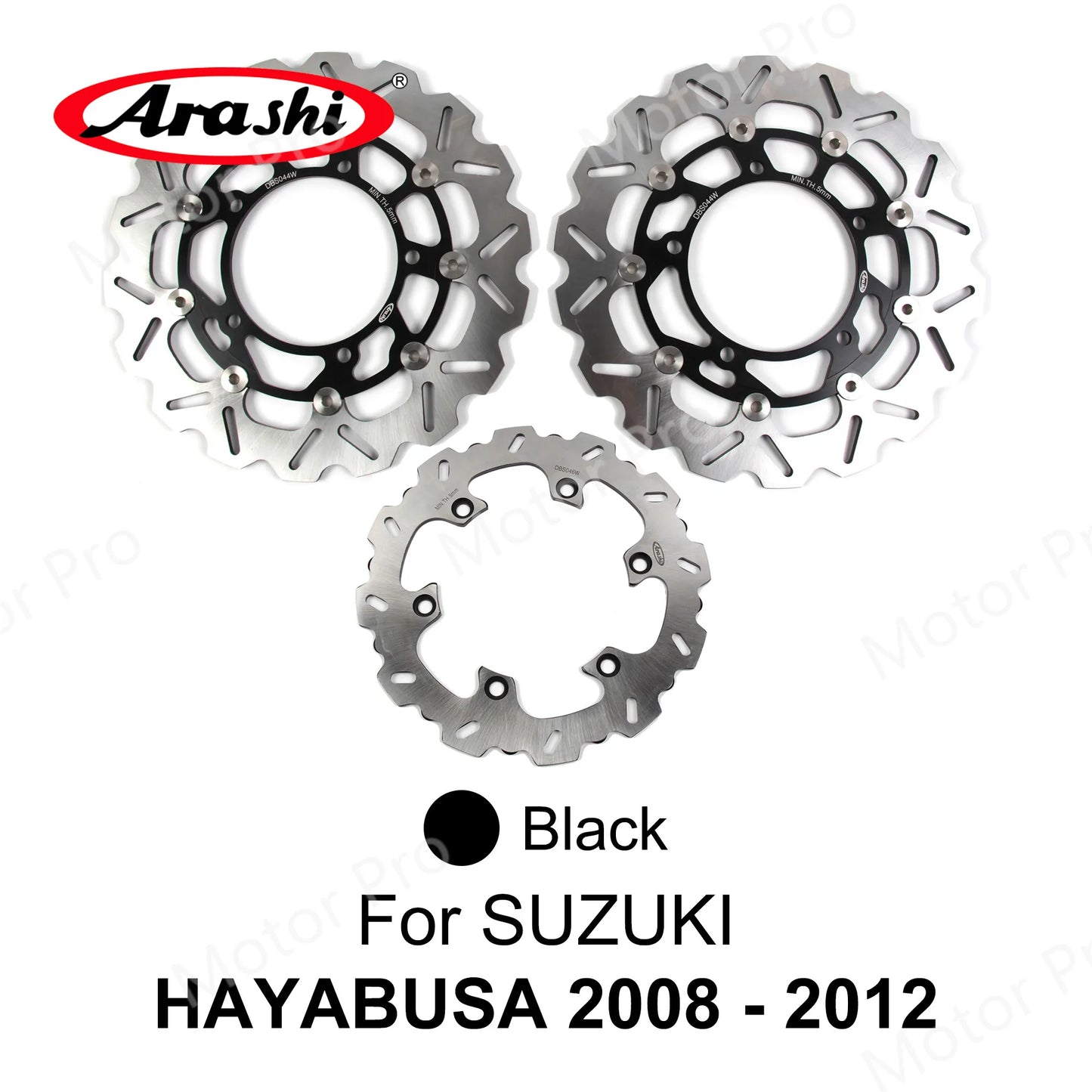 Arashi CNC Front Rear Brake Disc Rotors for Suzuki Hayabusa GSXR 1300 1999 2019