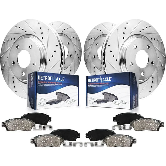 Detroit Axle Brake Kit for 2010 to 2017 Chevrolet Equinox GMC Terrain