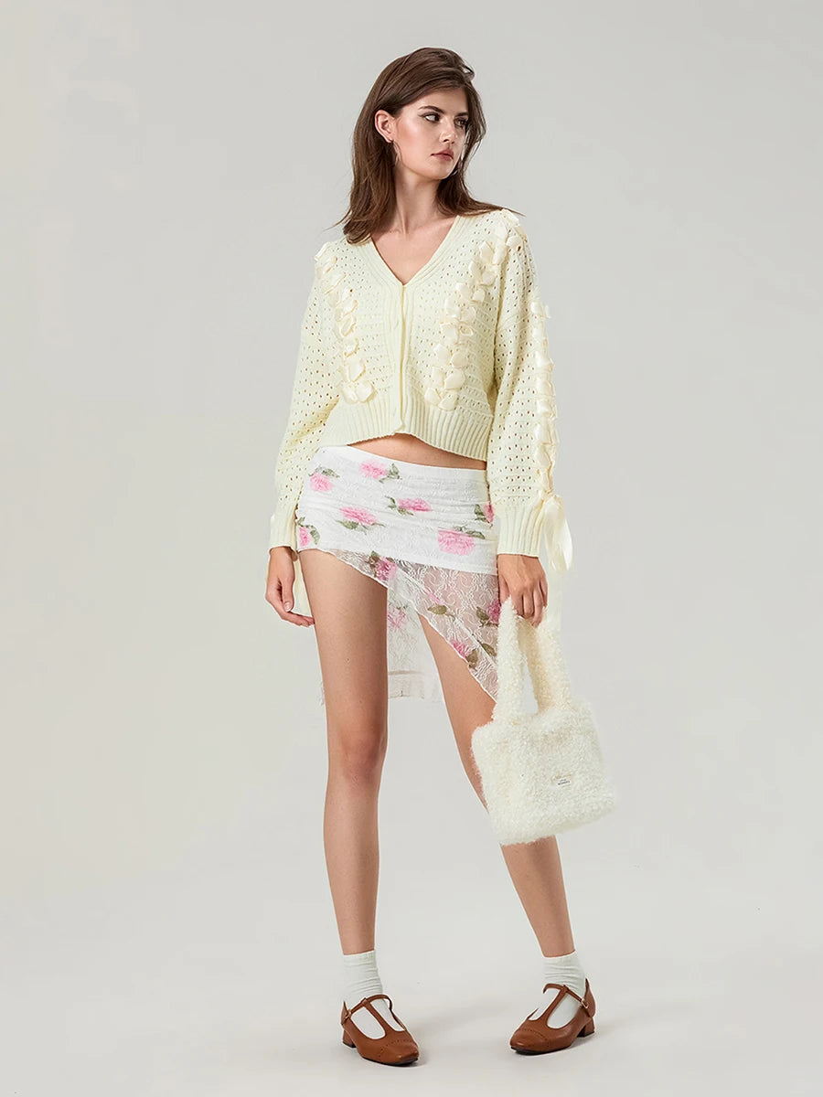 Ladies Cable Knit Sweater Coat with Belted Waist and Button Closure - Long Sleeve Fall Cardigan Jacket for Women