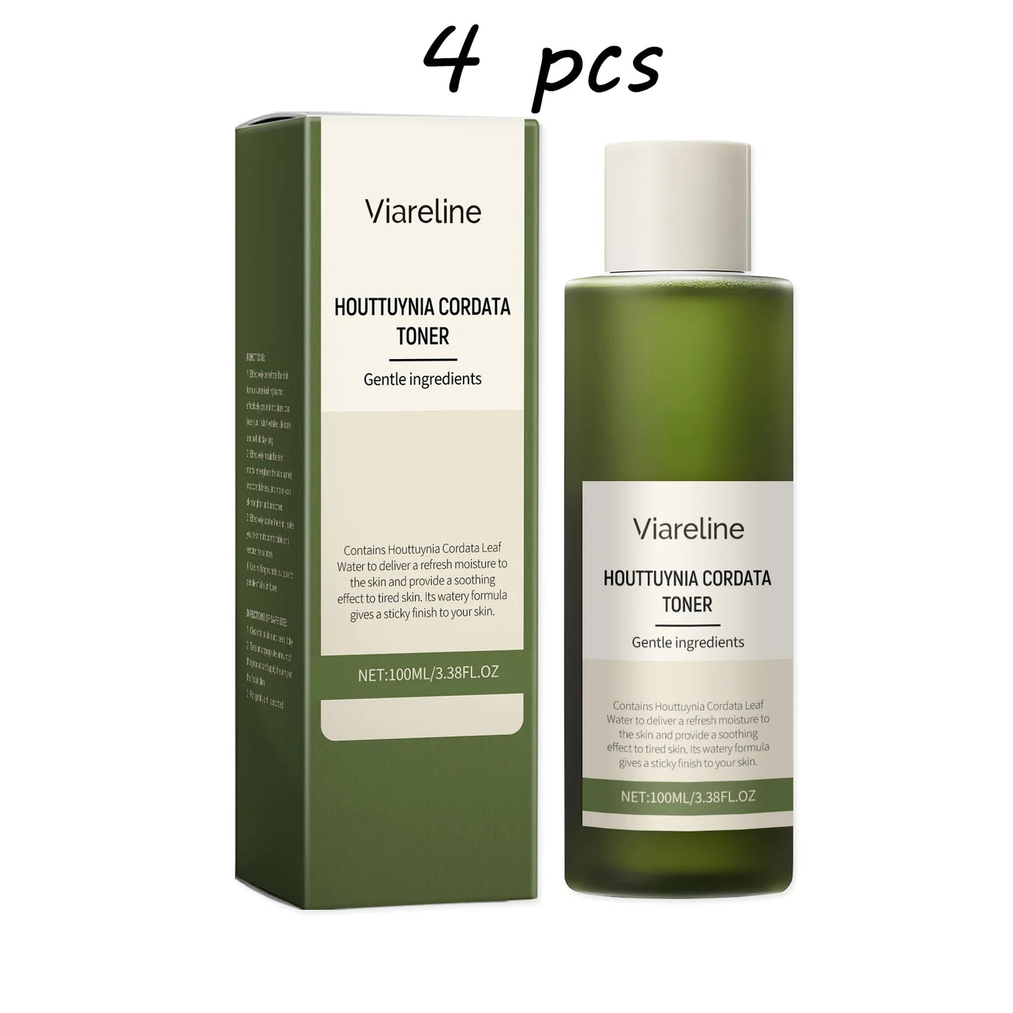 Viareline Natural Hydrating Face Toner Lasting Moisturizing Refreshing Improve Skin Texture Non-greasy Soothing Face Toner