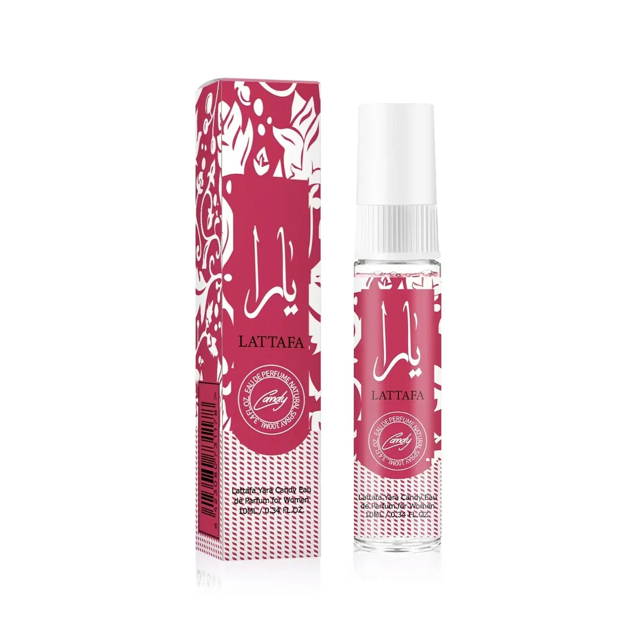 Lattafa Yara Candy Eau de Parfum EDP Spray for Women 3.4 oz/100 ml Pink Yara, Yara Moi, Yara Tous,Yara Candy,Asad, Asad Zanzibar