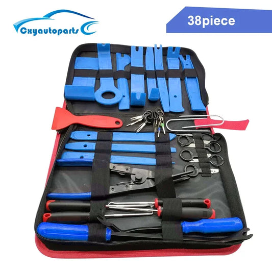 38PCS Car Interior Disassembly Tool Kit for Trim Removal and Panel Repair