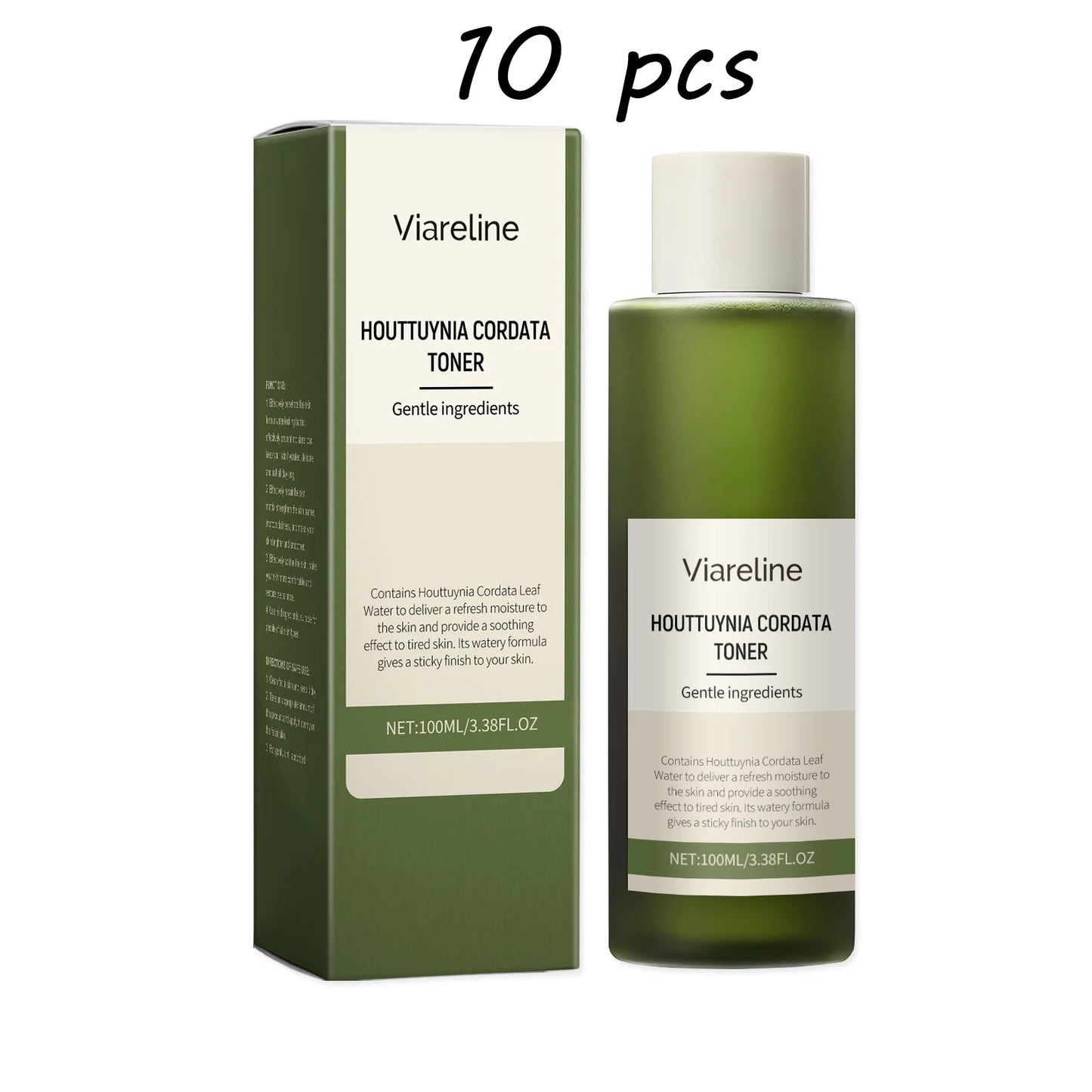 Viareline Natural Hydrating Face Toner Lasting Moisturizing Refreshing Improve Skin Texture Non-greasy Soothing Face Toner