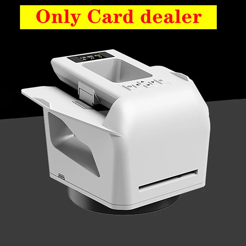 Automatic Card Dealer 2 in1 Shuffle & Deal Touch-Sensitive Dealer 2 Decks 4000mAh for Camping Birthday Parties 8 People Players