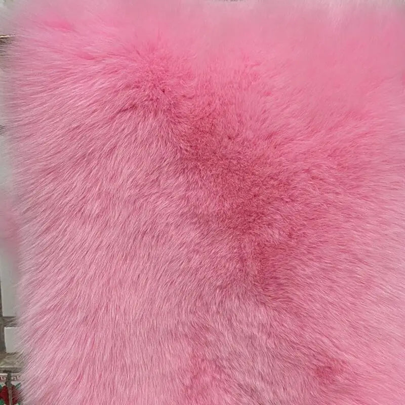 kejinyuan real fox fur raccoon fur vest Women's Natural winter warm sleeveless