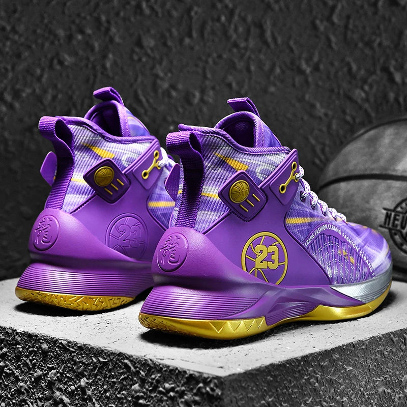 Men Basketball Shose Fashion Sneakers Breathable Running Shoes Non Slip Sport Shoes