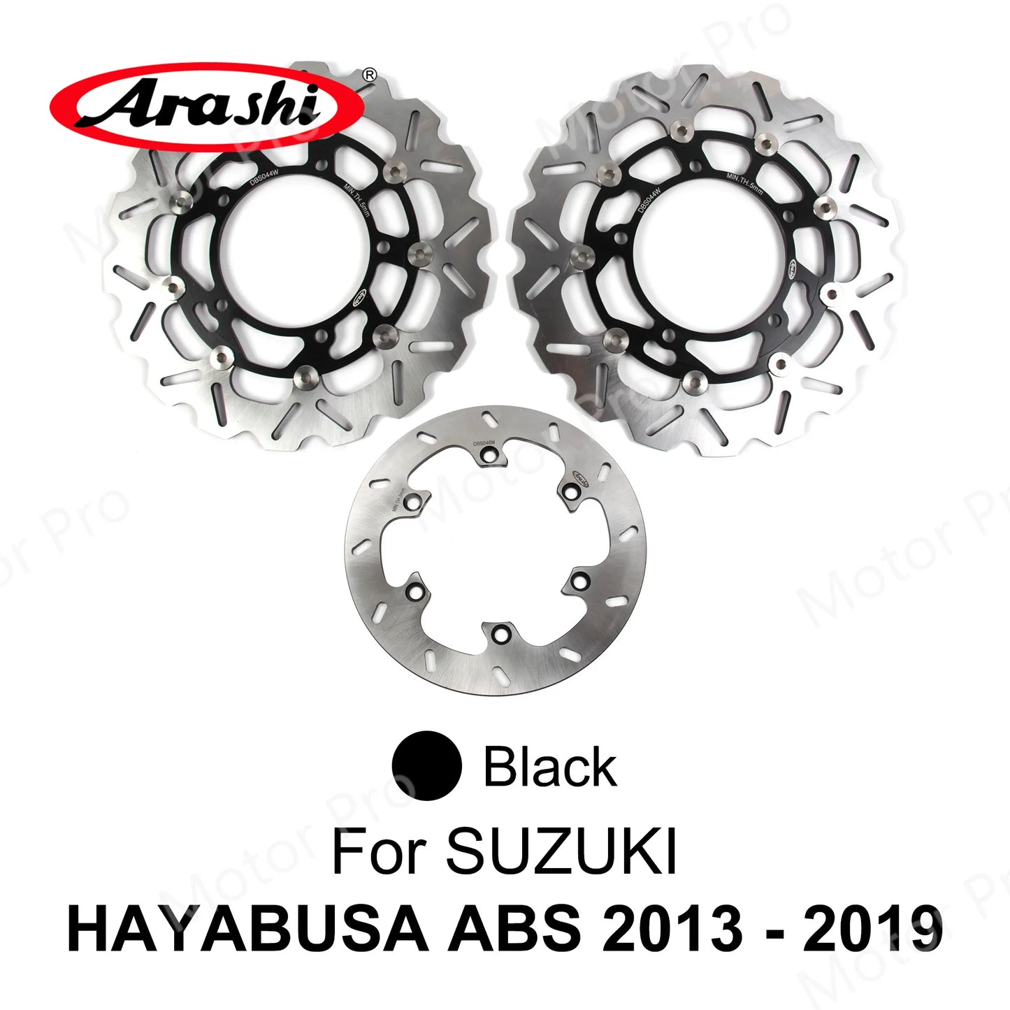 Arashi CNC Front Rear Brake Disc Rotors for Suzuki Hayabusa GSX-R 1300 1999-2019