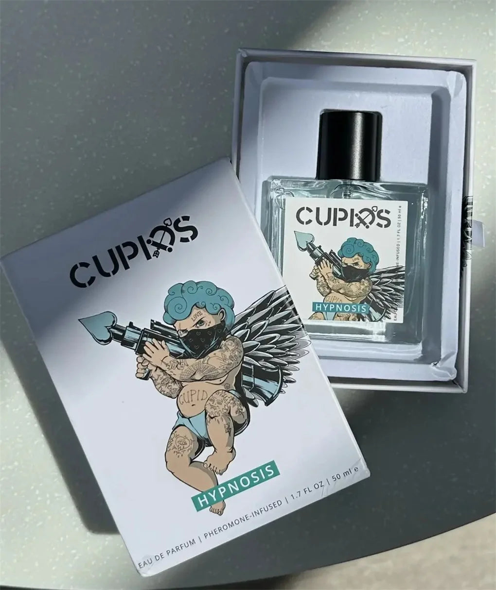 50ML Original Cupid Men's Pheromone Cologne Lasting Mature Hypnotic Rich Fragrance High Quality Perfume Body Spray Fast Delivery