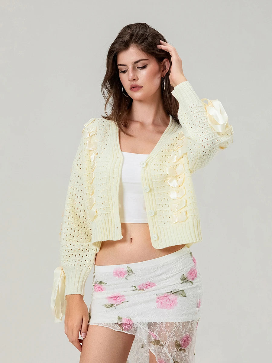 Ladies Cable Knit Sweater Coat with Belted Waist and Button Closure - Long Sleeve Fall Cardigan Jacket for Women